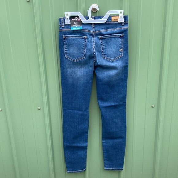 Girls Destructed Super Skinny Jean Pants & Elastic Waist Top 2-Piece Set Size 18 - Picture 5 of 13